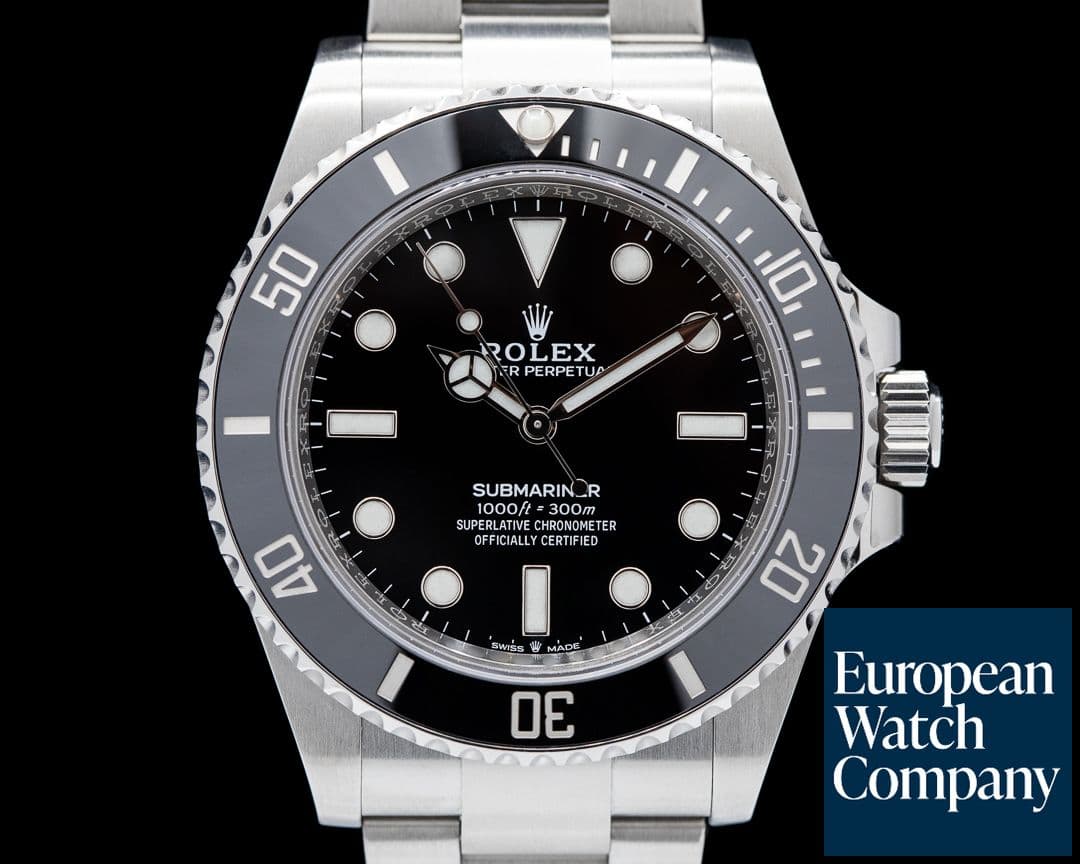 Image of Rolex Submariner 124060 No Date Ceramic Bezel 41MM 2021 