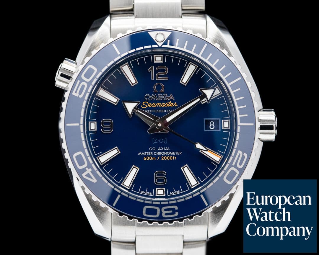 Image of Omega Seamaster Planet Ocean Co-Axial Blue Dial SS / SS 39.5MM