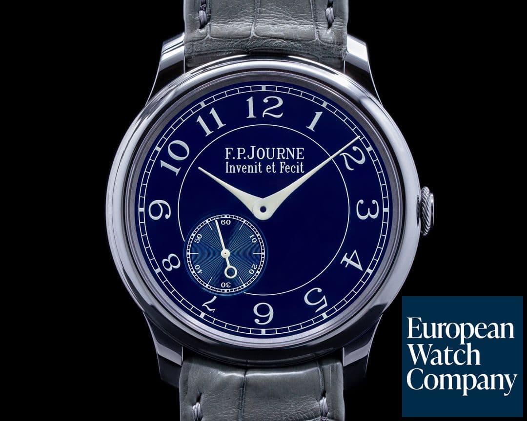 Image of F. P. Journe Chronometre Bleu Tantalum Blue Dial 