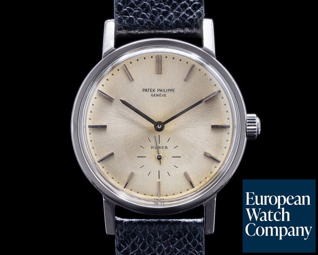 Image of Patek Philippe Vintage 3466 Calatrava Automatic Steel HUBER RARE