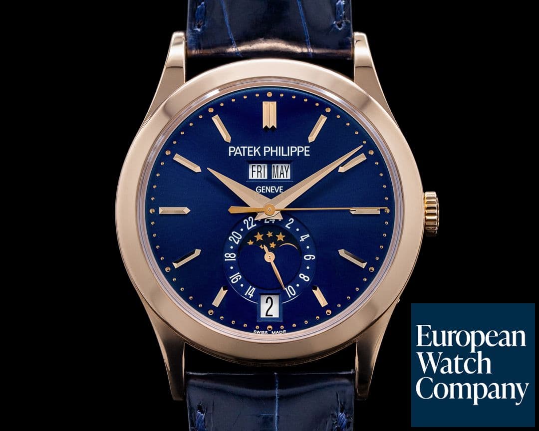 Image of Patek Philippe Annual Calendar 5396R Rose Gold Blue Dial