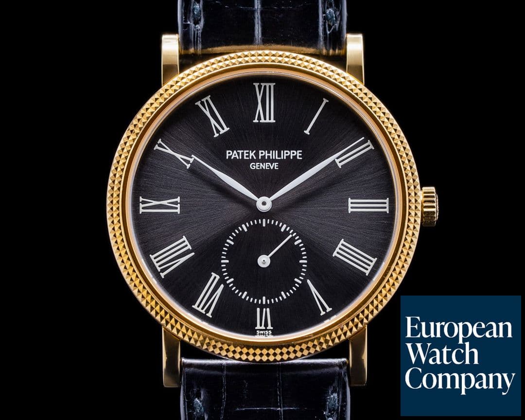 Image of Patek Philippe Calatrava 3919 18K Yellow Gold Rare Grey Dial 