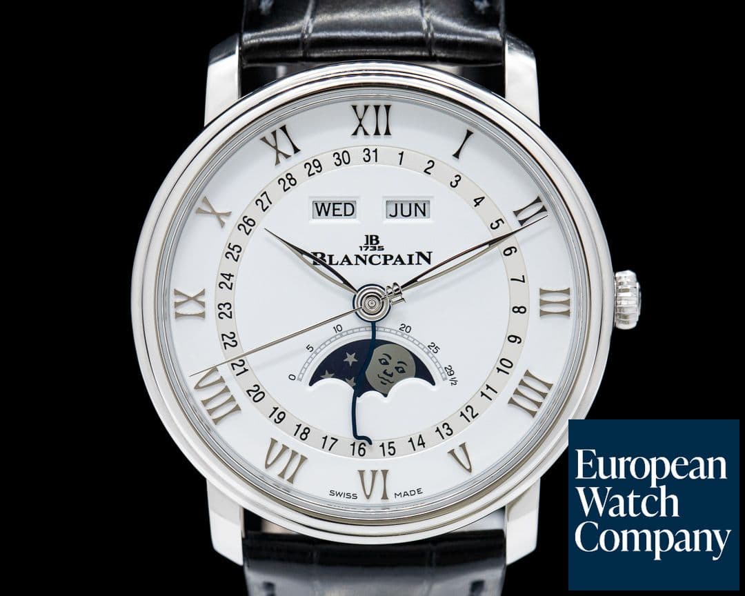 Image of Blancpain Villeret Moonphase Complete Calendar 40MM 2021