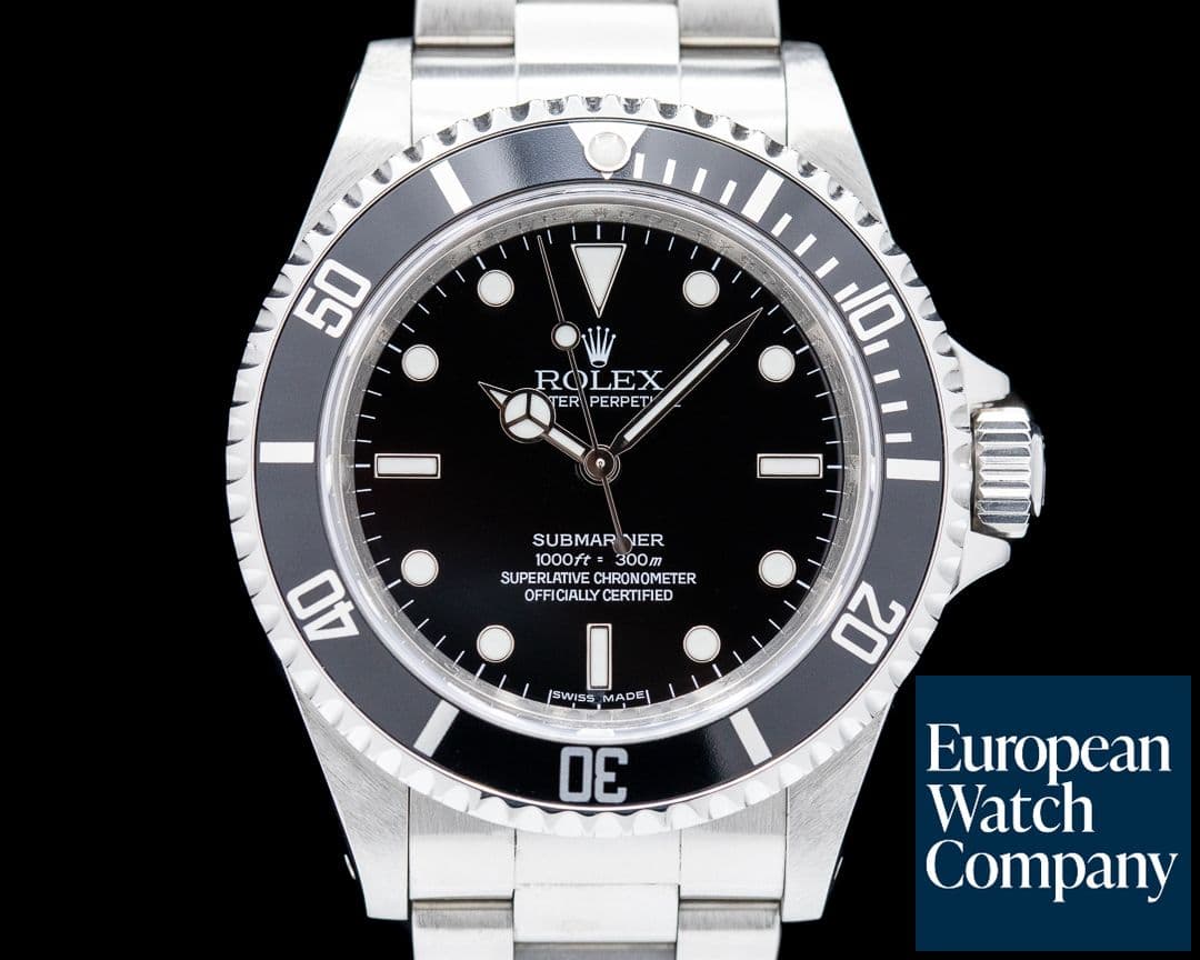 Image of Rolex Submariner 14060 No Date SS 4 line