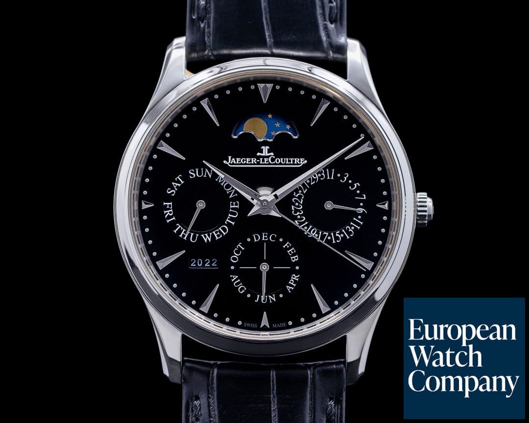 Image of Jaeger LeCoultre Master Ultra Thin Perpetual Calendar Black Dial 39MM