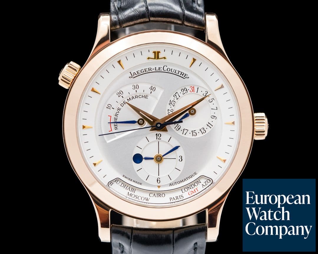 Image of Jaeger LeCoultre Master Geographic 18K Rose Gold 38MM
