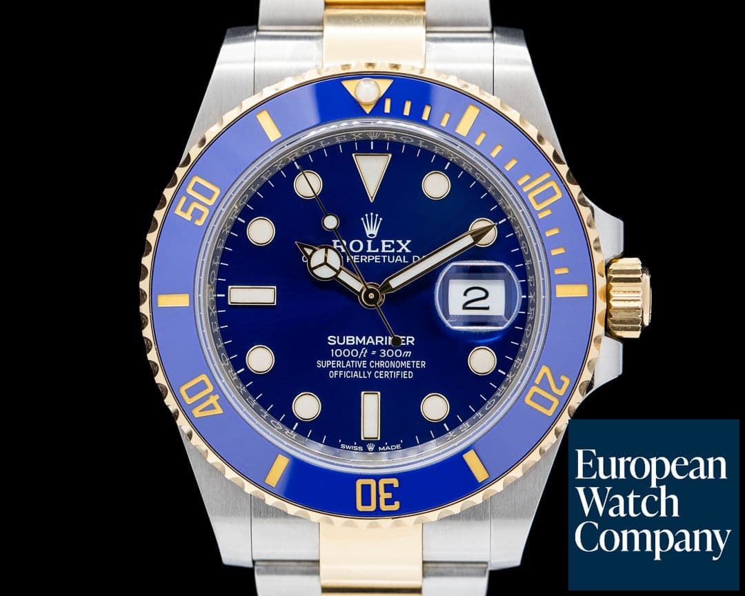 Image of Rolex Submariner 41MM 126613LB Ceramic Blue Dial 18K / SS