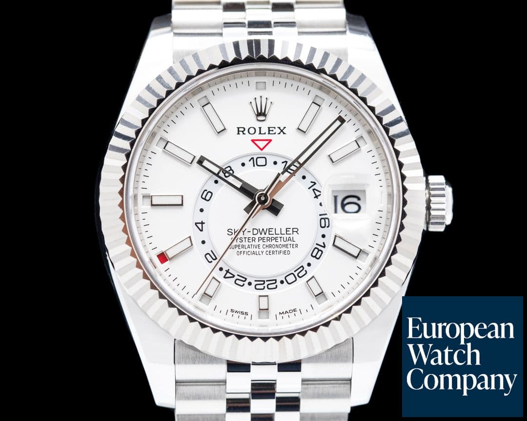 Image of Rolex Sky Dweller 326934
Steel White Dial SS
Jubilee bracelet 2021