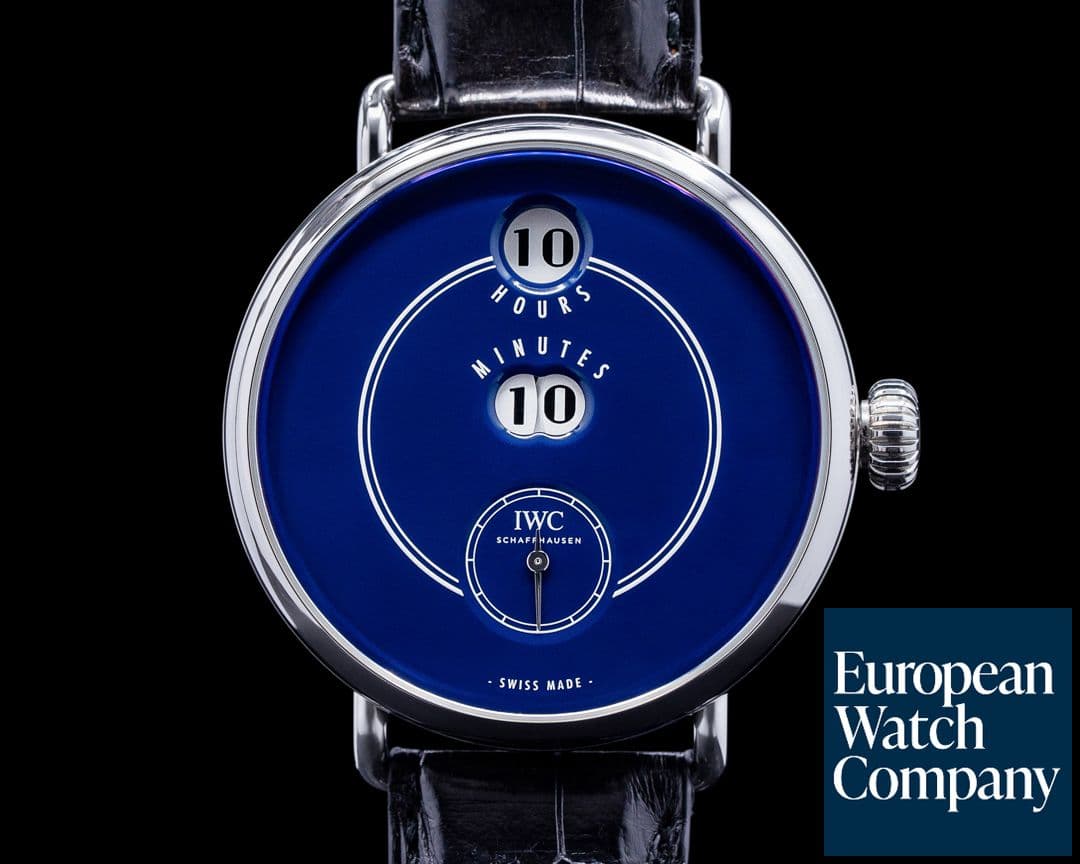 Image of IWC Tribute to Pallweber Edition "150 Years" Blue Dial LIMITED