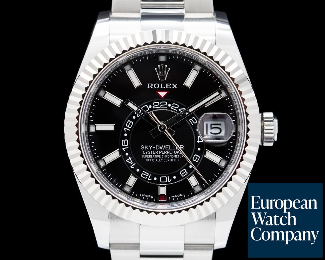 Image of Rolex Sky Dweller 326934 Steel Black Dial UNWORN 2021