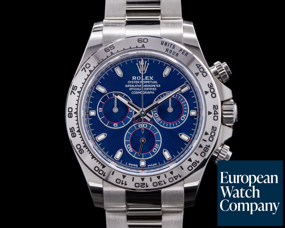 Image of Rolex Daytona 116509 Blue Dial 18K White Gold 