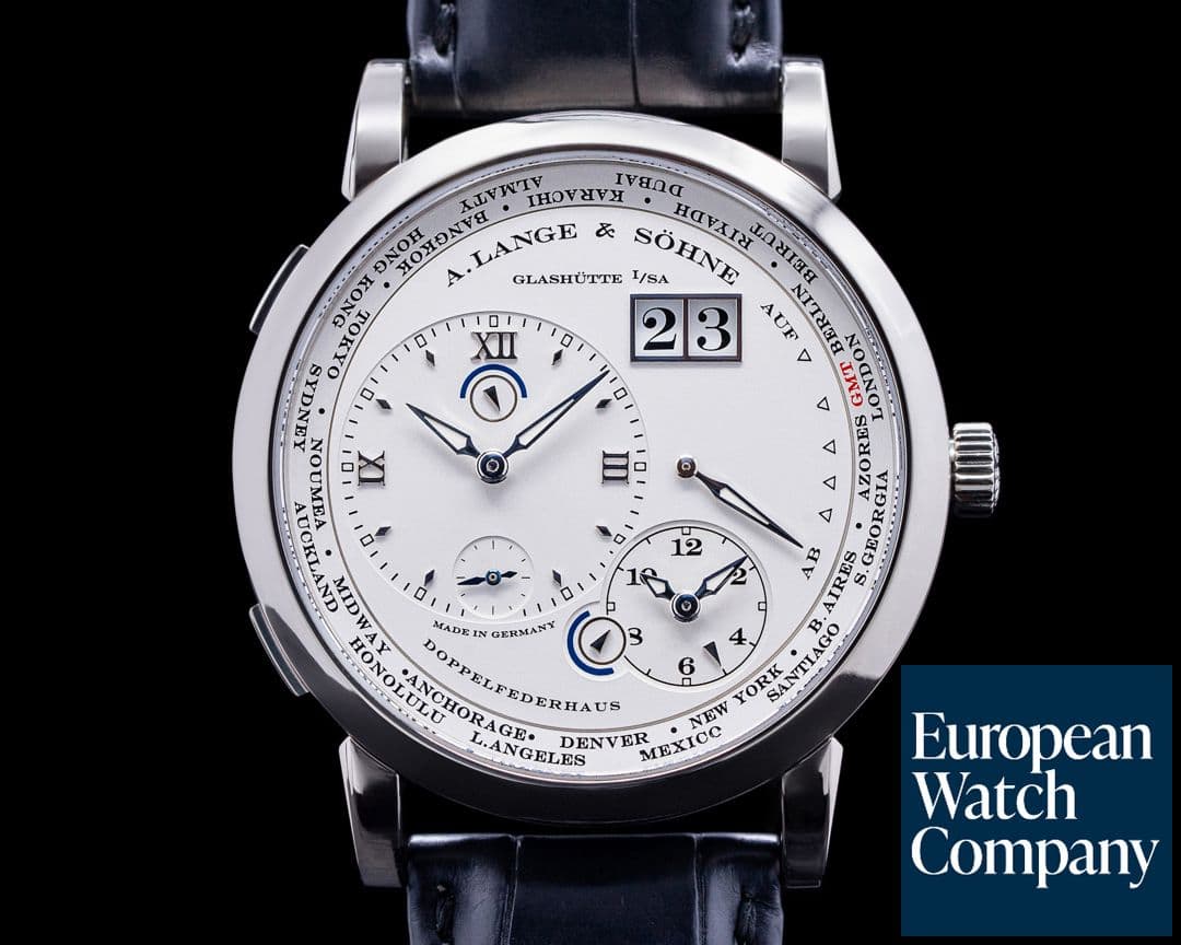 Image of A. Lange and Sohne Lange 1 Time Zone 116.039 18K White Gold