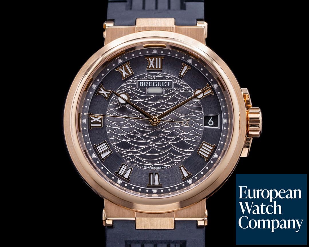 Image of Breguet Marine Automatic 5517 Rose Gold / Rubber 40MM 2021