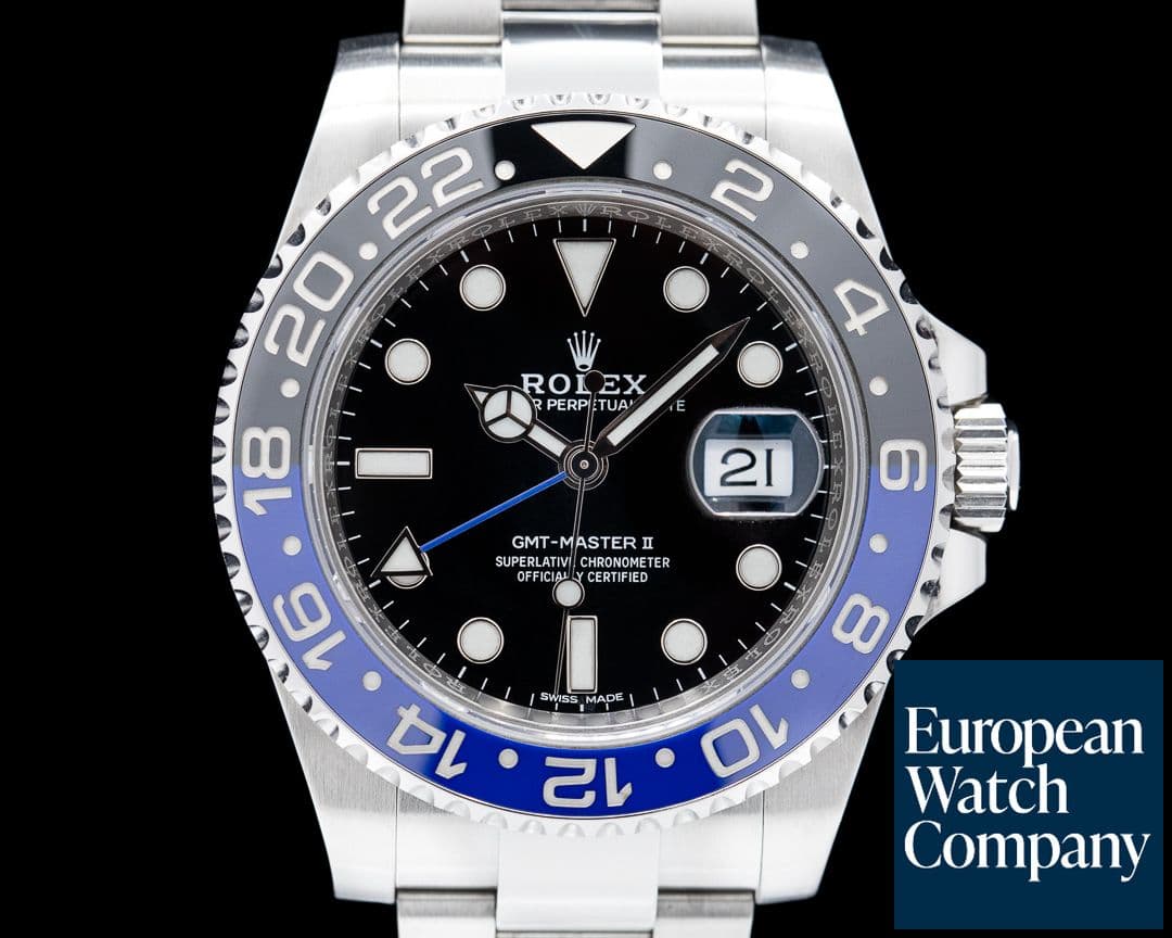Image of Rolex GMT Master II 116710 Ceramic "Batman" SS