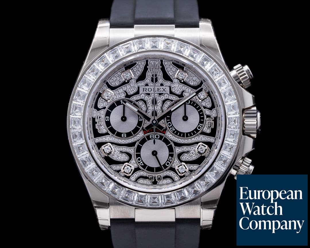 Image of Rolex Daytona 116589TBR "Eye of the Tiger" / White Gold UNWORN STICKERS