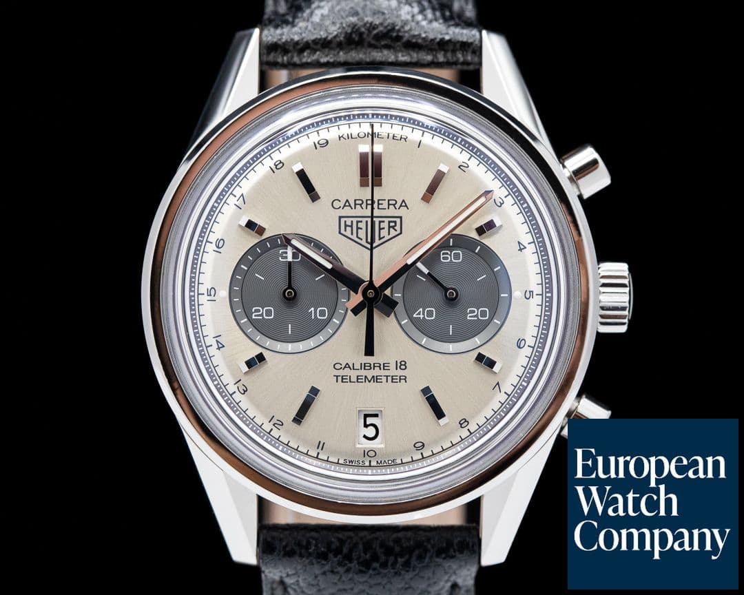 Image of TAG Heuer Carrera Heritage Sunray Silver Dial 
