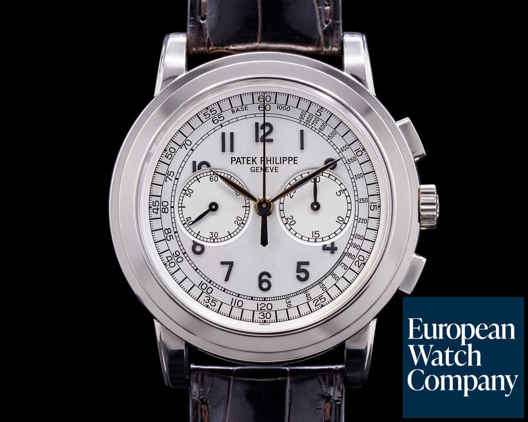Image of Patek Philippe 5070G White Gold Chronograph FULL SET