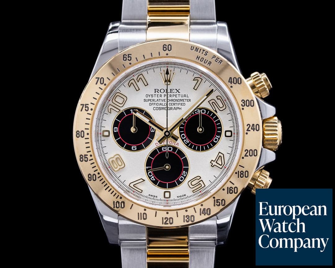 Image of Rolex Daytona 116523 White "PANDA" Dial 18K Yellow Gold / SS 2015