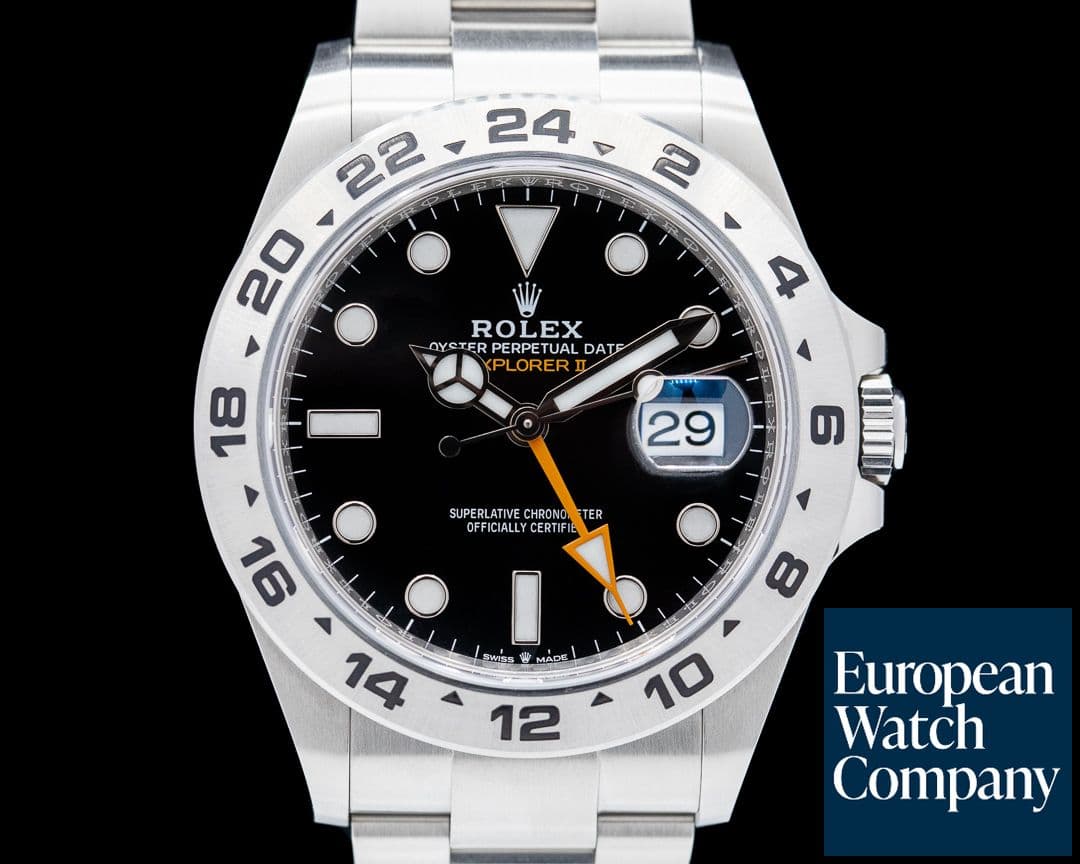 Image of Rolex Explorer II Black Dial SS 2021