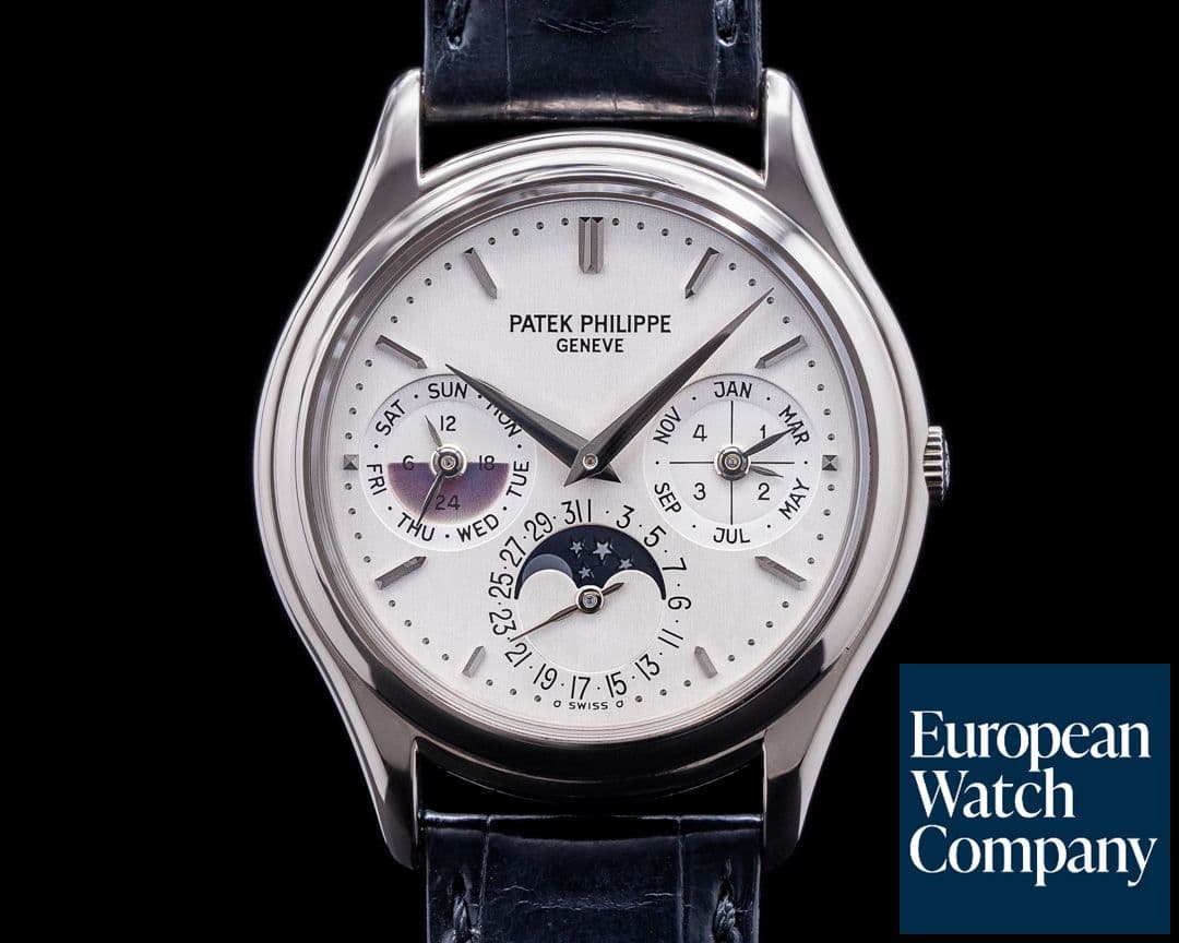 Image of Patek Philippe Perpetual Calendar White Gold RARE PATINA 