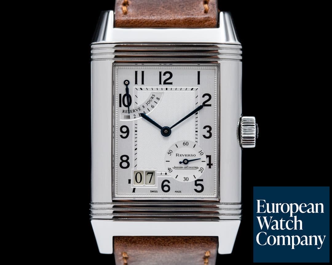 Image of Jaeger LeCoultre Grande Date Reverso SS / Alligator 