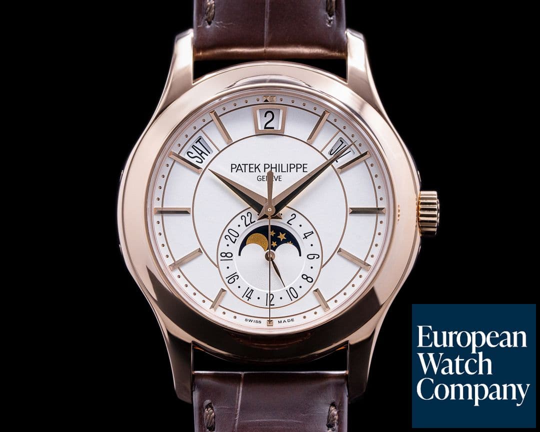 Image of Patek Philippe Annual Calendar 5205R Silver Dial 18K Rose Gold