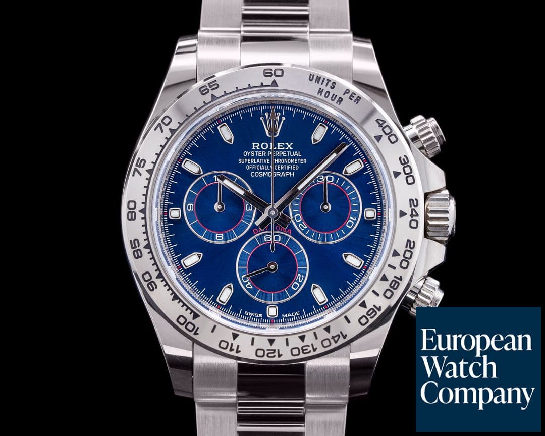 Image of Rolex Daytona 116509 Blue Dial 18K White Gold 