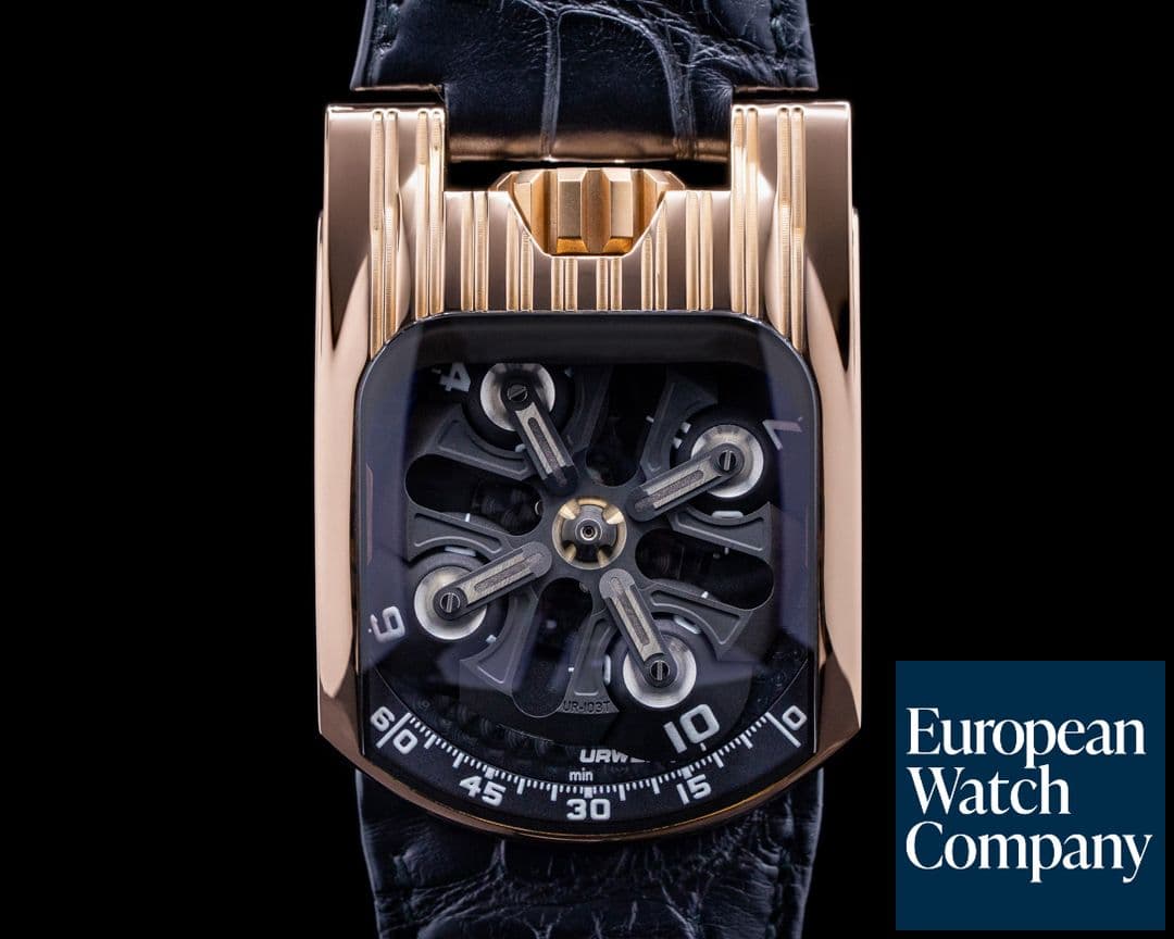 Image of URWERK 103T Tarantula Manual Wind 18k Rose Gold FULL SET 