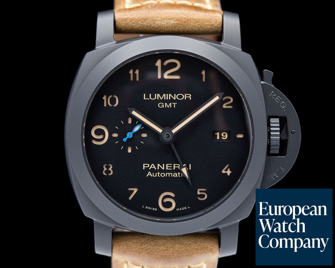 Image of Panerai Luminor 1950 3 Day GMT Ceramic