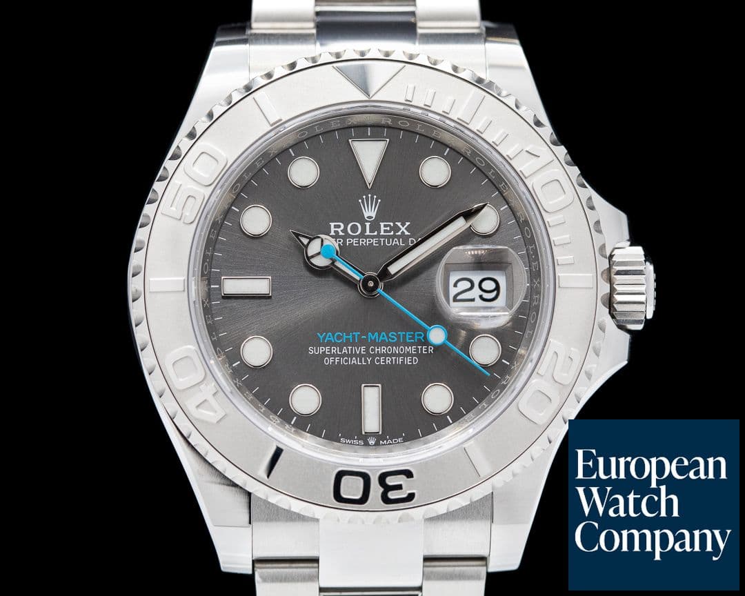 Image of Rolex Yacht Master SS Dark Rhodium Dial / Platinum Bezel 2021