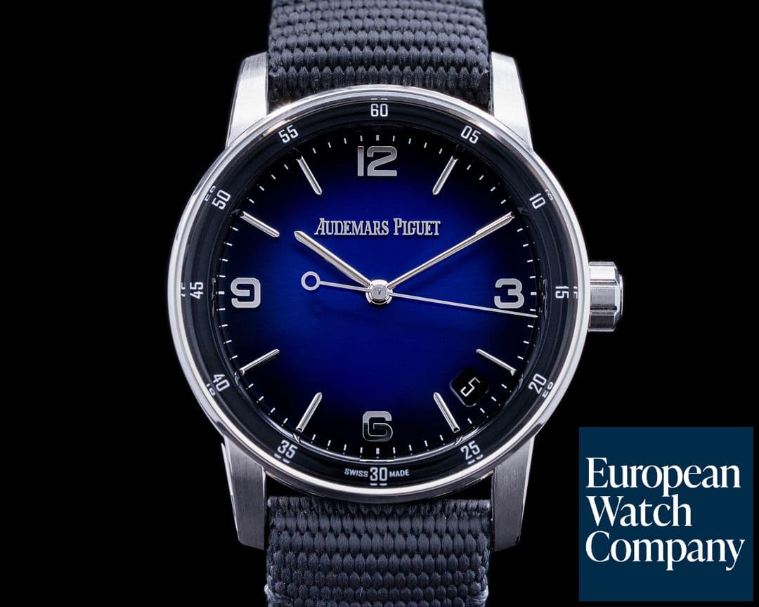Image of Audemars Piguet Code 11:59 Automatic 18k White Gold / Blue Dial 