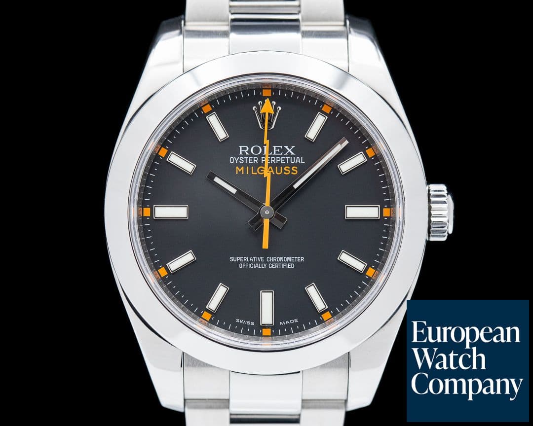 Image of Rolex Milgauss SS Black Dial
