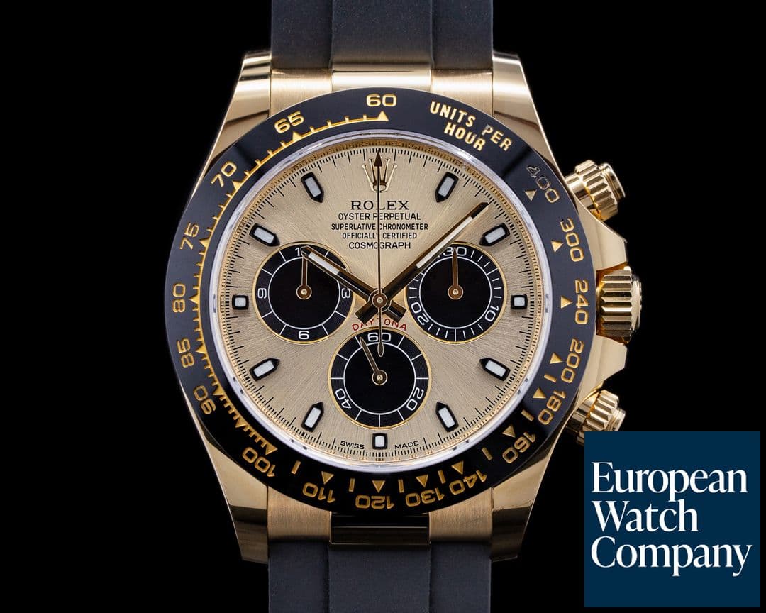 Image of Rolex Daytona 116518LN Gold Dial 18K Yellow Gold / Rubber 2022