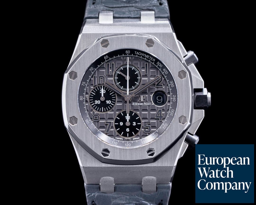 Image of Audemars Piguet Royal Oak Offshore Slate Grey Dial SS 42MM "Elephant"