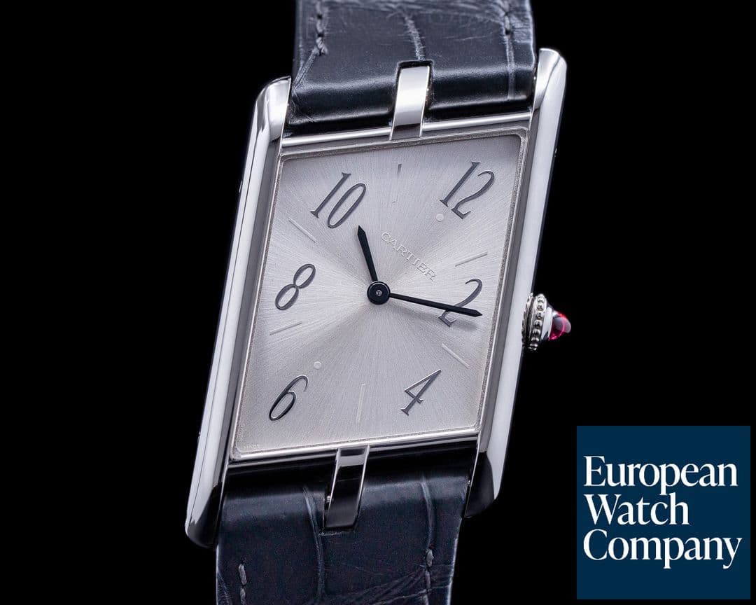 Image of Cartier Privee Collection Tank Asymetrique WGTA0042 Platinum