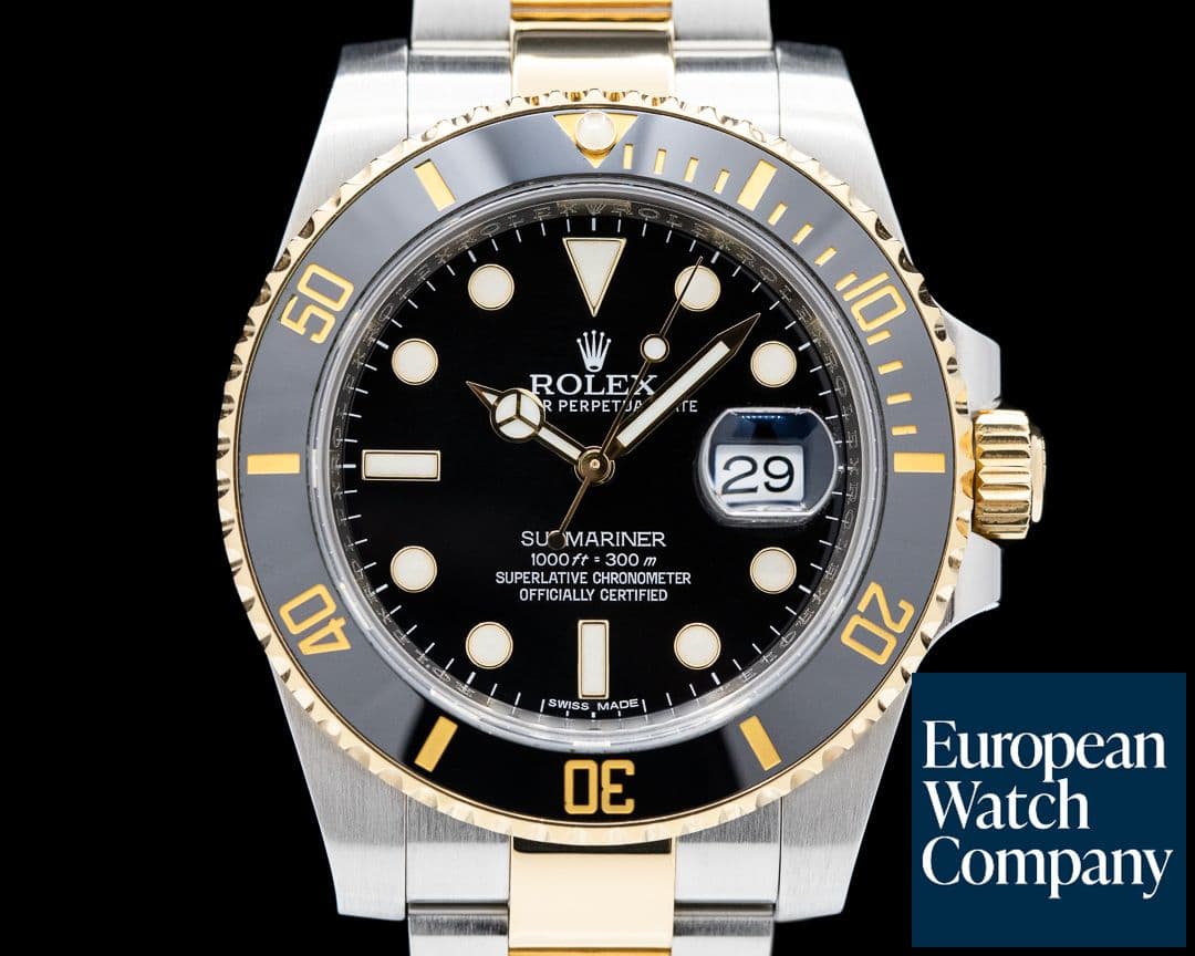 Image of Rolex Submariner 116613LN Ceramic Black Dial 18K / SS 