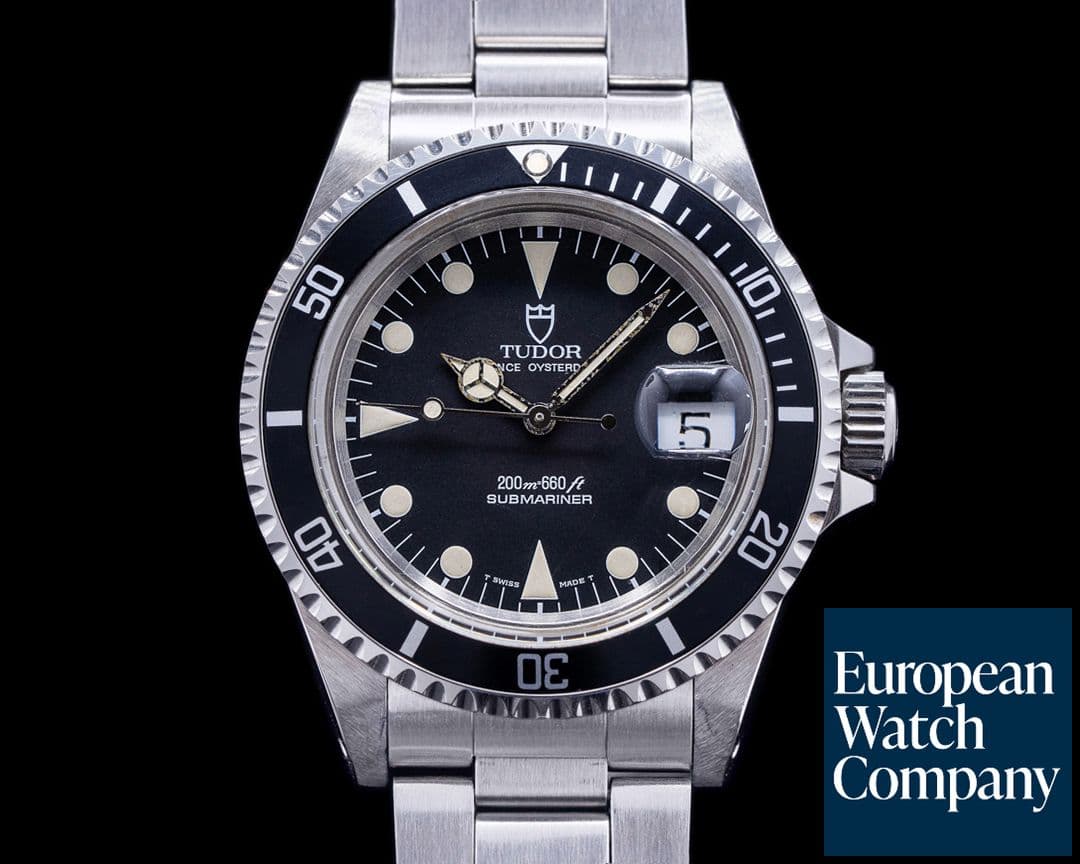 Image of Tudor Submariner 79090 SS Black Dial BOX & PAPERS