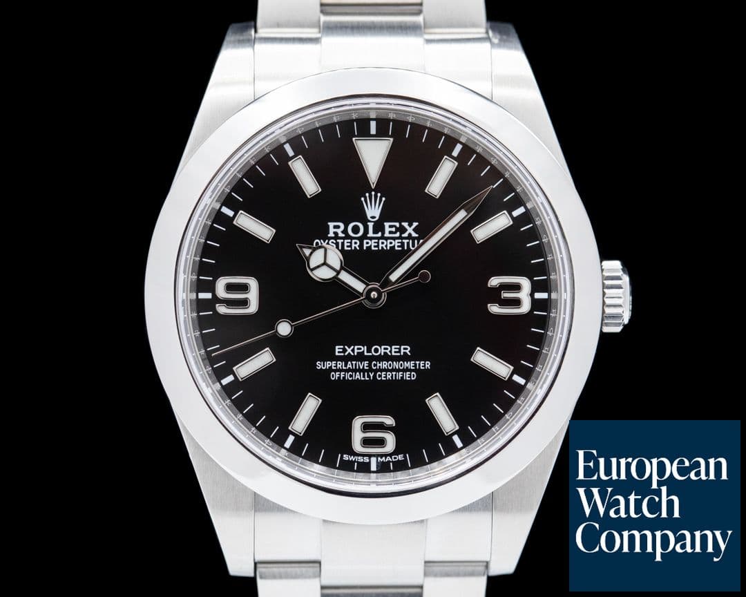 Image of Rolex Explorer I 214270 39MM Mark 2 dial