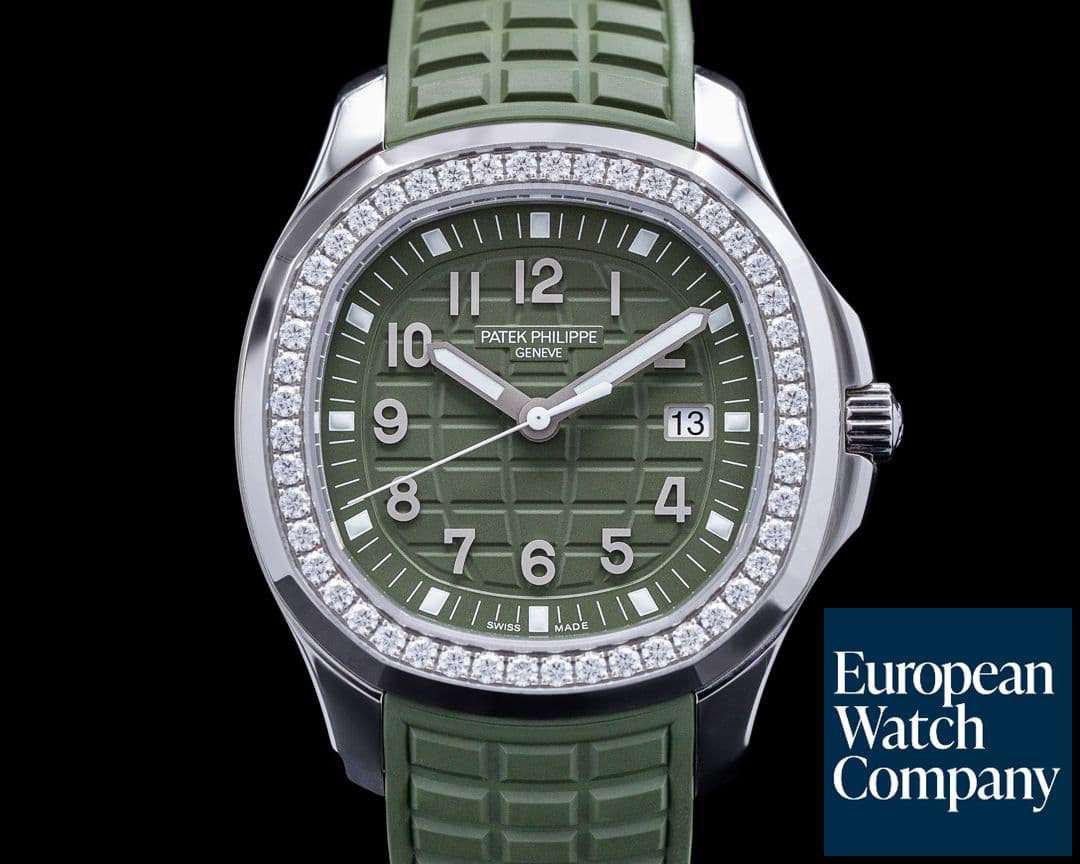Image of Patek Philippe Aquanaut 5267 Luce Khaki Green Dial / Diamond Bezel 2021