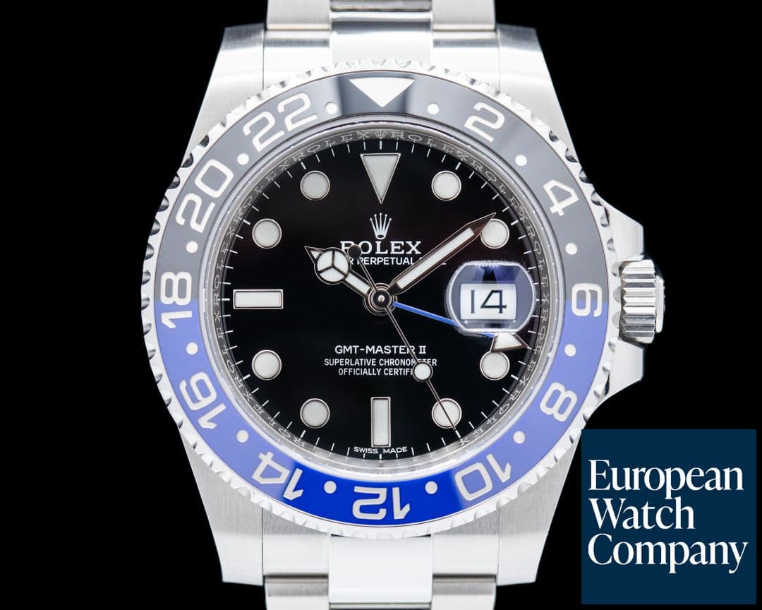 Image of Rolex GMT Master II 126710 Ceramic "Batman" SS