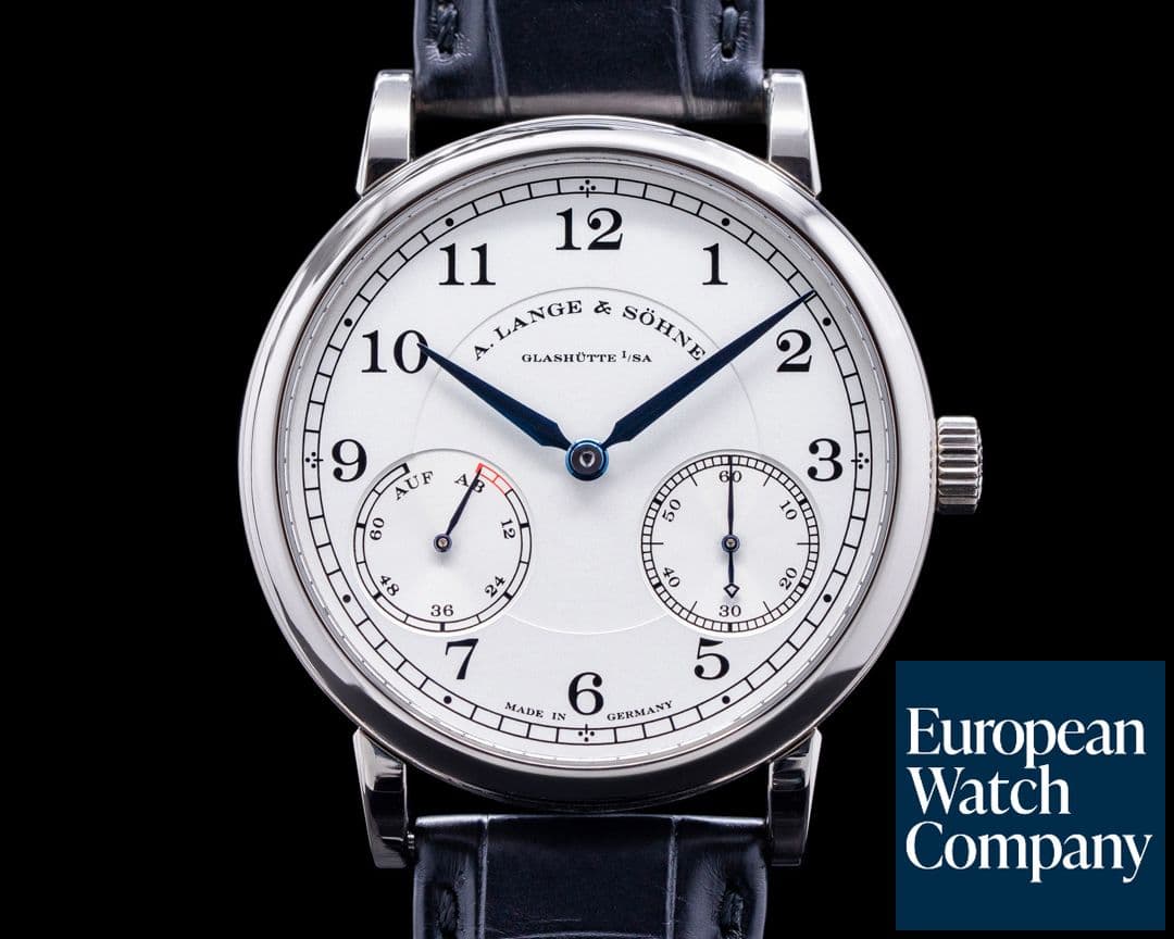 Image of A. Lange and Sohne 1815 Up & Down 234.026 18K White Gold