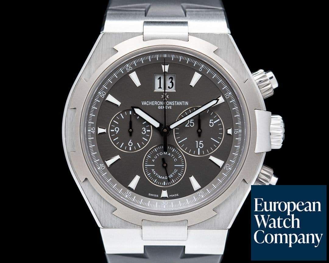 Image of Vacheron Constantin Overseas Chronograph SS Gray Dial / Rubber 