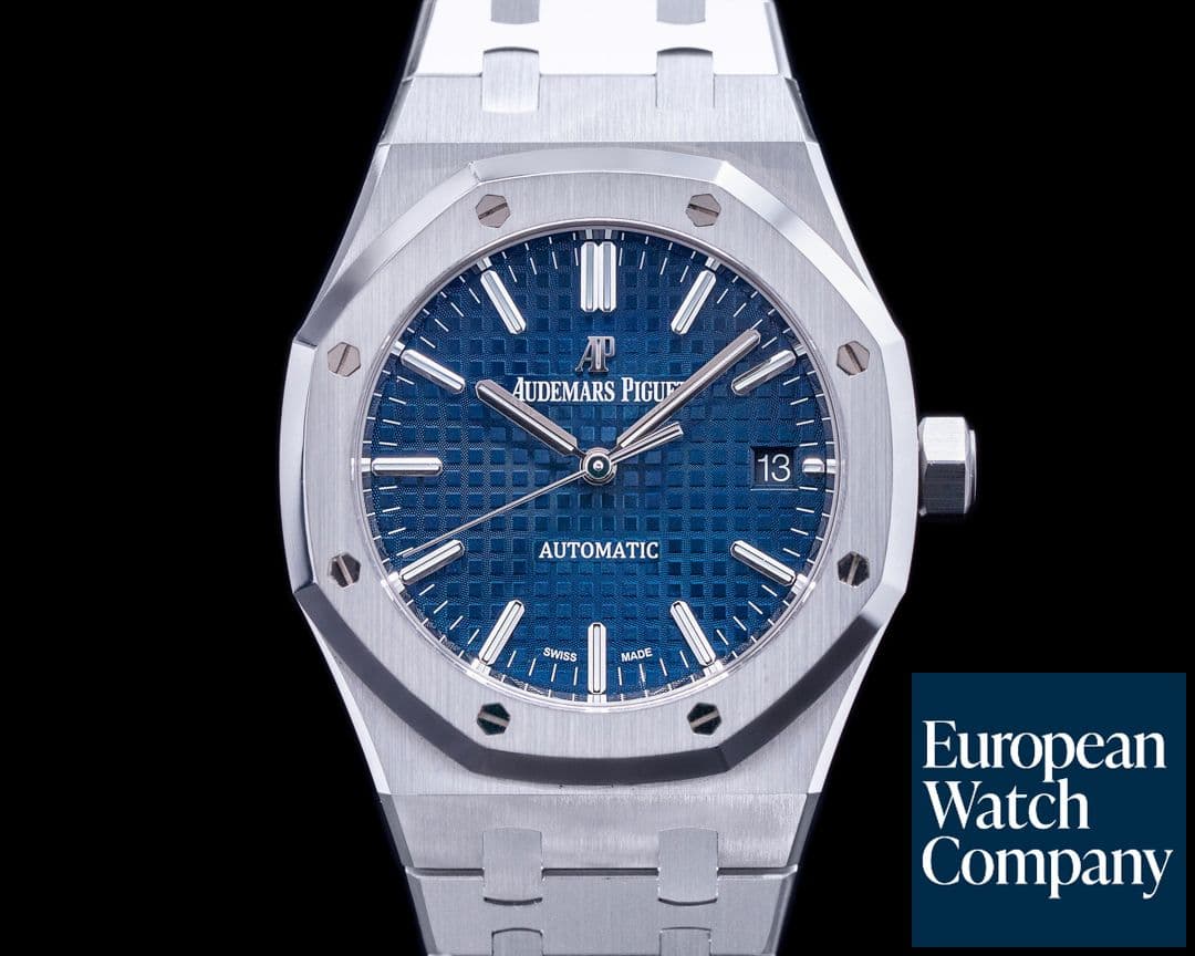 Image of Audemars Piguet Royal Oak 15450ST Blue Dial SS