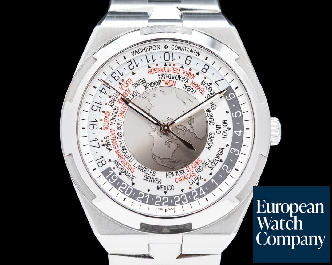 Image of Vacheron Constantin Overseas 7700V World Time Silver Dial SS