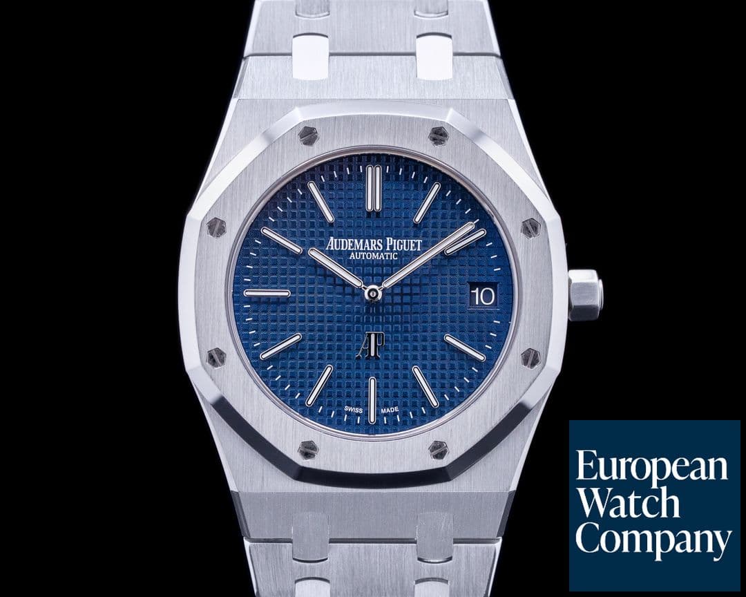 Image of Audemars Piguet Royal Oak Extra Thin Blue Dial SS 15202ST 