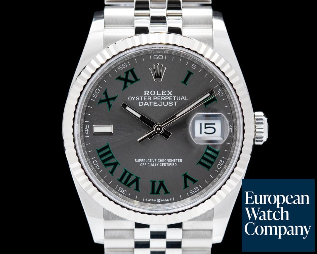 Image of Rolex Datejust  Rhodium "Wimbledon" Dial Oyster UNWORN 2022