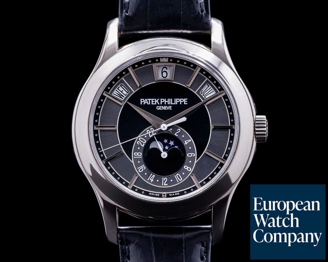 Image of Patek Philippe Annual Calendar Grey Dial 5205G 18K White Gold