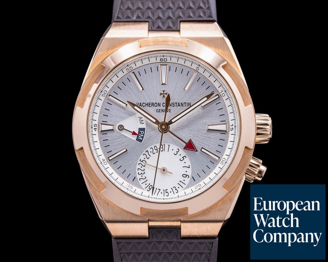 Image of Vacheron Constantin Overseas Dual Time 7900V 18K 5N Silver Dial 