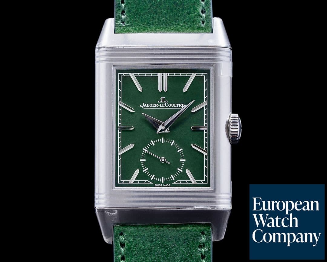 Image of Jaeger LeCoultre Reverso Tribute Small Seconds Green UNWORN