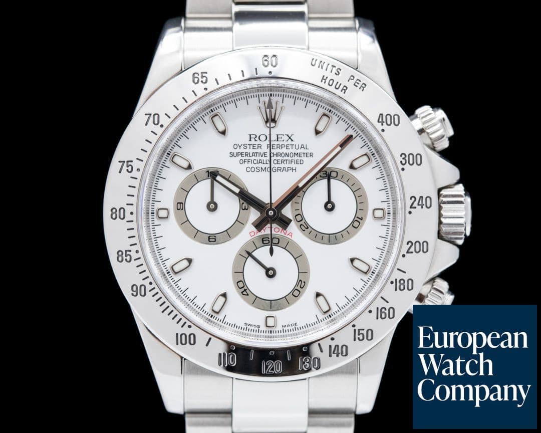 Image of Rolex Daytona 116520 White Dial SS